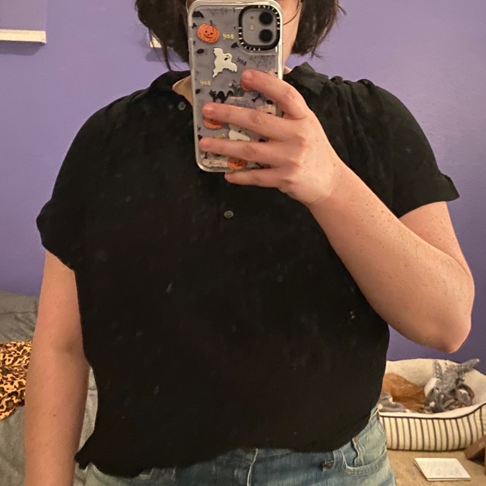 Madewell drapey central shirt